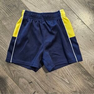 24M Garanimals Blue Yellow Sporty Shorts Elastic Waistband‎ Basketball Summer
